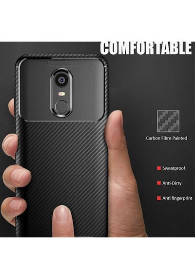 Xiaomi Redmi 5 Plus Kilif Karbon Silikon Case 389460824