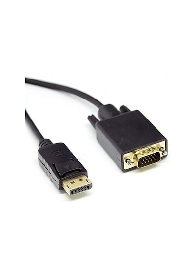 1.8m Display Port To Vga Kablo Dk-cb-dpxvgal180 , Siyah Standart