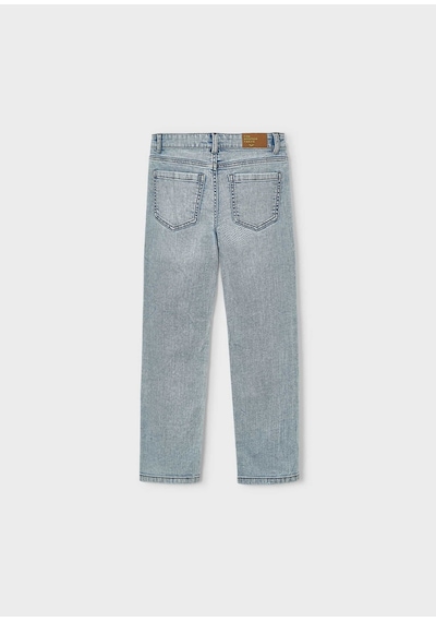 Erkek Çocuk Geniş Paçalı Kot Pantolon Mavi 6575 Mavi