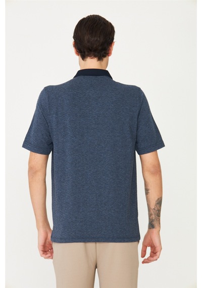 Lacivert Polo Yaka T-shirt Laci