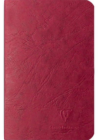 Clairefontaine My Essential Stapled 9x14 Çizgisiz Defter Bordo 734102c