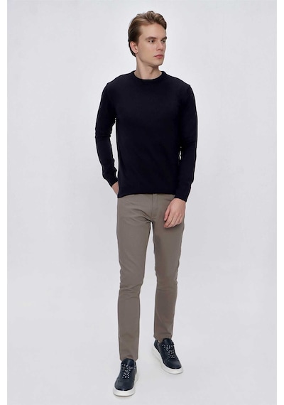 Morven Basic Dinamik Fit Rahat Kesim Bisiklet Yaka Triko Kazak 99kc017005200 Lacivert