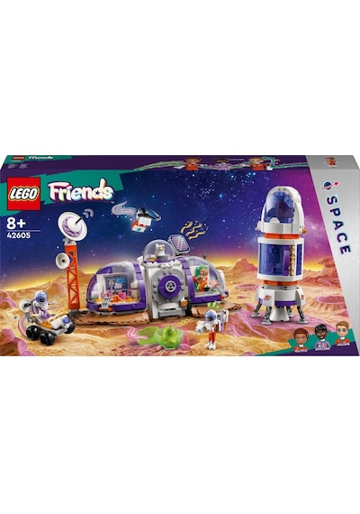 LEGO® Friends Mars Uzay Üssü ve Roketi 42605 8+ Yaratıcı Oyuncak Yapım Seti - 981 Parça