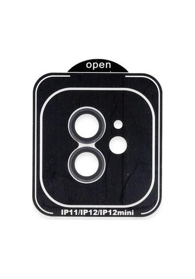 Joko Apple İphone 11 Pvd Metal Kamera Lens Darbeye Dayanıklı Tam Uyumlu - Siyah