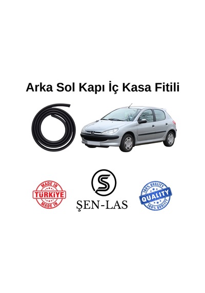 Peugeot 206 Şen-las Sol Arka Kapı Fitili Şl14004