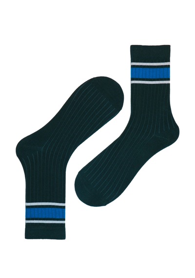 The Socks Company 3'lü Desenli Kadın Çorap Set 23kdcr178p Çok Renkli
