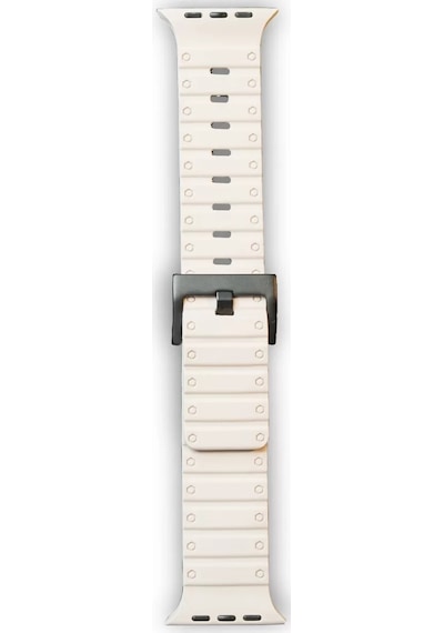 Newface Apple Watch 42mm Magnus Mıknatıslı Silikon Kordon - Yıldız Işığı