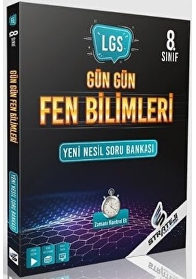 8.Sınıf Gün Gün Fen Bilimleri Soru Bankası -  Strateji Yayınları
