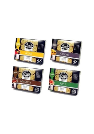 Tr Izgara Ve Barbekü İçin Bisquette, Mesquite Özel Karışım, 48'li Paket