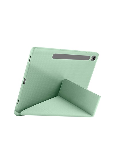 Galaxy Uyumlu Tab S10 Fe Kılıf Tri Folding Kalem Bölmeli Standlı Kılıf Tablet Kılıfı