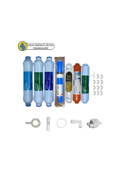 Fluxtek Kapalı Kasa Su Arıtma Sertifikalı 7lı Pera Water Mineral Vontron Helixfil Teknoloji Mebran