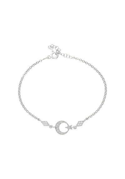 Ay Yıldız Bileklik 717018 Silver Gümüş