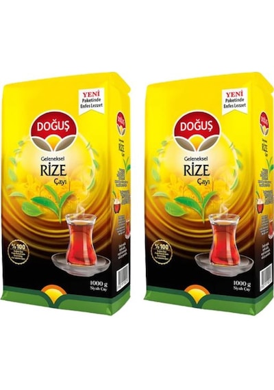 Doğuş Geleneksel Rize Siyah Dökme Çay 2 x 1 KG