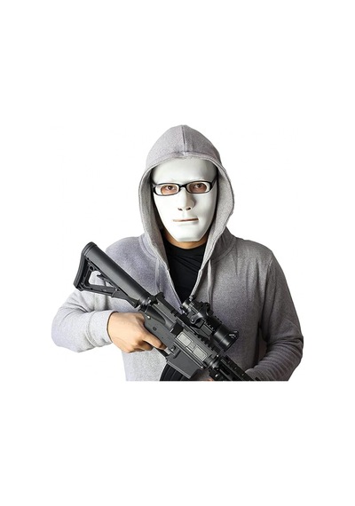 Beyaz Renk Hip Hop Anonim Jabbawockeez Dans Maskesi 18x19 Cm " 03494875