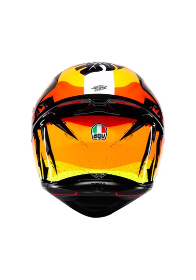 Agv Kask/k1 S Tropıcrush Black/orange Çok Renkli