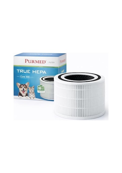 Levoit Core 300, Core 300s Air Purifier Uyumlu Hepa + Karbon Filtre - Beyaz Beyaz Diğer