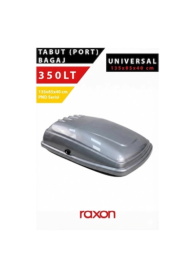 Tabut Bagaj 350 Lt Gri 135x85x40 Cm Pnd Serisi Araç Üstü Port Bagaj