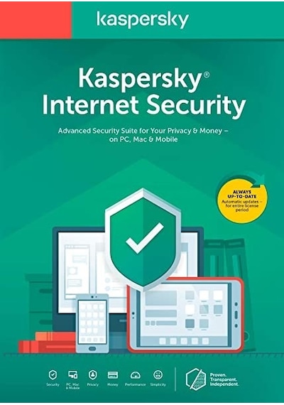 Kaspersky Internet Security Virüs Programı 2022 4 Kullanıcı 1 Yıl