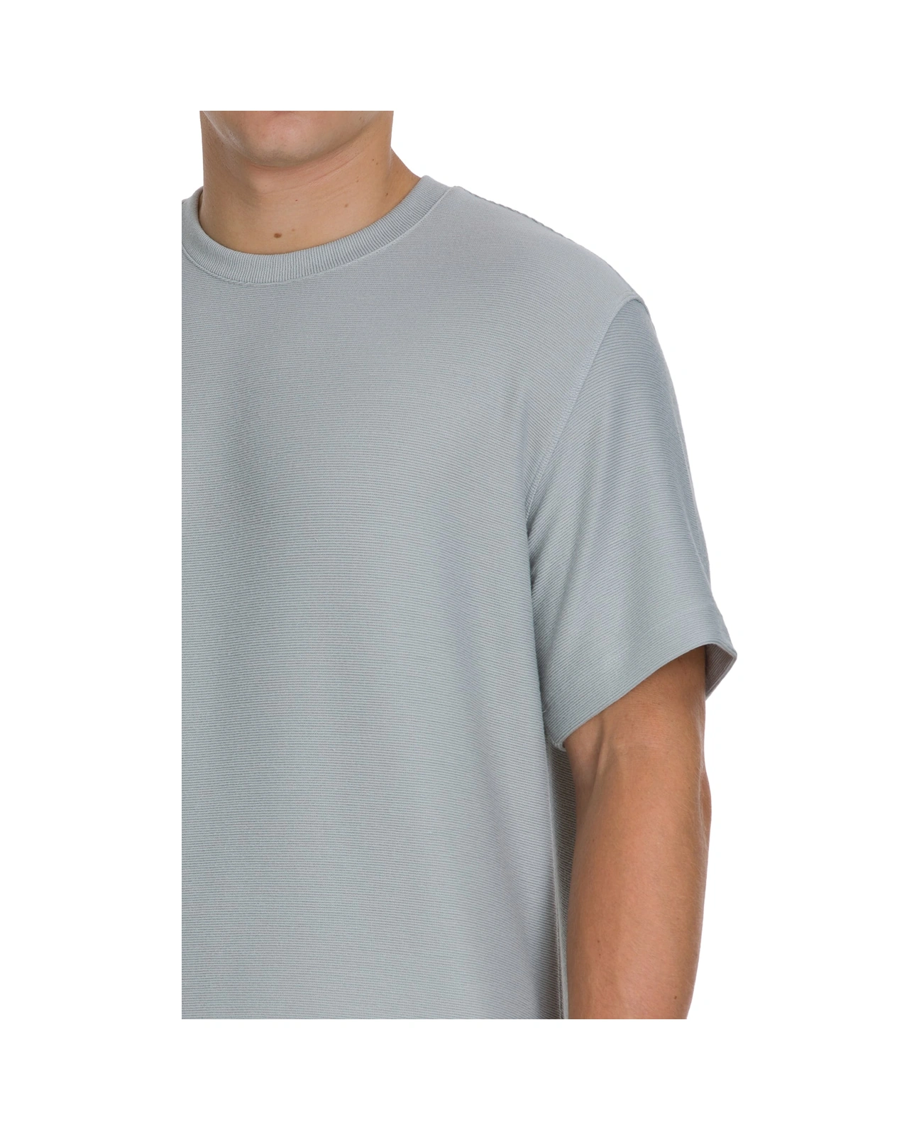 Hatemoğlu Gri Regular Fit Bisiklet Yaka Basic Tişört 35185 567969