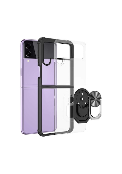 Samsung Uyumlu Galaxy Z Flip 3 Kılıf Zore Mola Kapak Lacivert