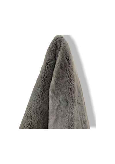 Zp Toscana/tavşan , 800 Gr Ithal Gri Peluş Kumaş 100x150cm Tekstil, Ev Tekstili Gri Gri