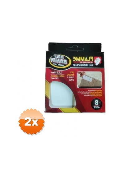 2 Adet Flamme Halı Kaydırmaz Pedler 8 Adet
