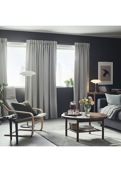Ikea Majgull Fon Perde 145x300 Cm Açık Gri