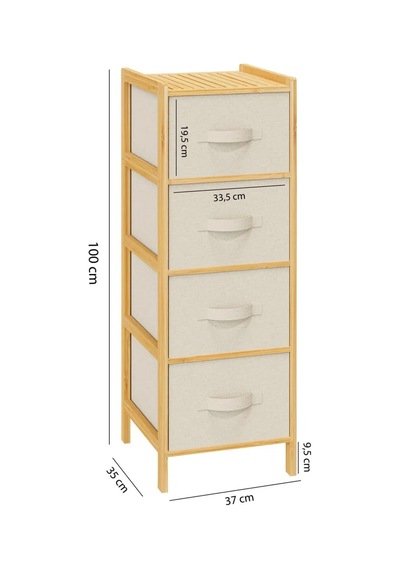 Digithome Bambu 4 Çekmeceli Dolap Organizer Çok Amaçlı Düzenleyici Şifonyer Db-0014 Çok Renkli Digithome Bambu 4 Çekmeceli Dolap Organizer Çok Amaçlı Düzenleyici Şifonyer Db-0014 Çok Renkli
