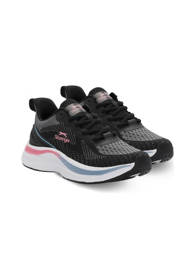 Slazenger WETFORD Kadın  Siyah / Koyu Gri Koşu & Yürüyüş Spor Ayakkabısı