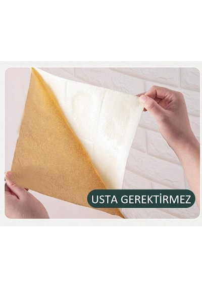 Kendinden Yapışkanlı Silinebilir Esnek Duvar Paneli 70X38 Cm