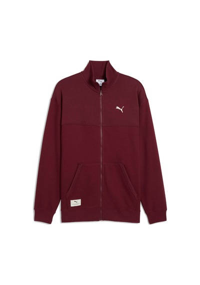 Puma Class Pinnacle Track Bordo Erkek Fermuarlı Sweatshirt 000000000102266091 Bordo