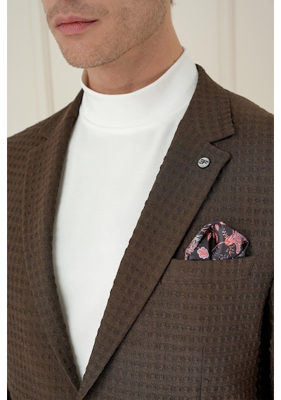 Efor C 695 Slim Fit Kakao Spor Ceket Kahverengi