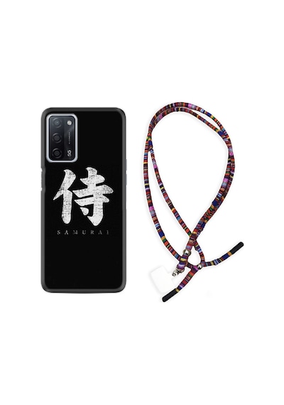 Oppo A55 Kılıf Rasta Boyun Askılı Samurai 1340