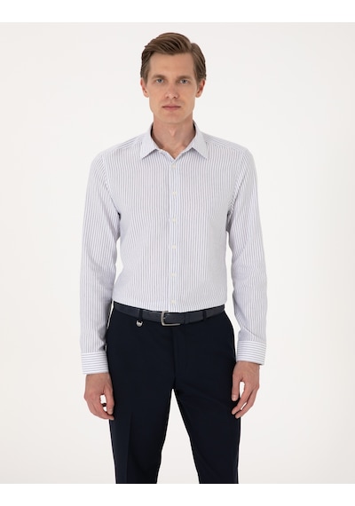 Pierre Cardin Erkek Mavi Gömlek Desenli 50307135-vr036 Mavi