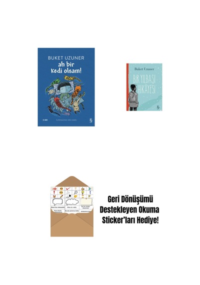 Ah Bir Kedi Olsam + Bir Yılbaşı Hikâyesi + Okuma Sticker'ları