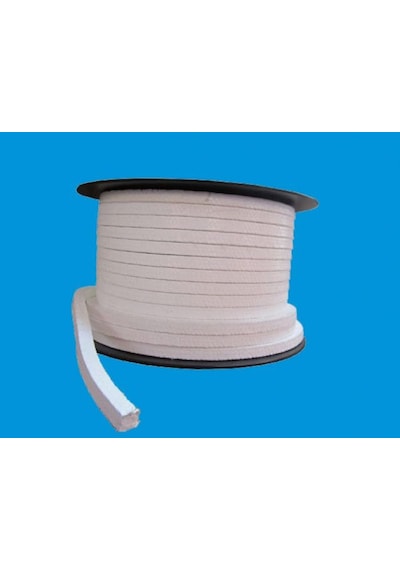 Yumuşak Salmastra 30x30 Ptfe Saf Teflon Beyaz