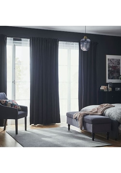 Ikea Sanela Fon Perde 140x300 Cm Gri