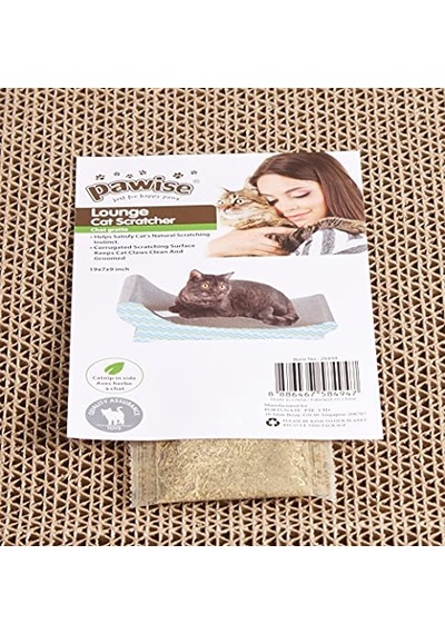 Pawise Doğal Kedi Otlu Oturaklı Kedi Tırmalama Kartonu
