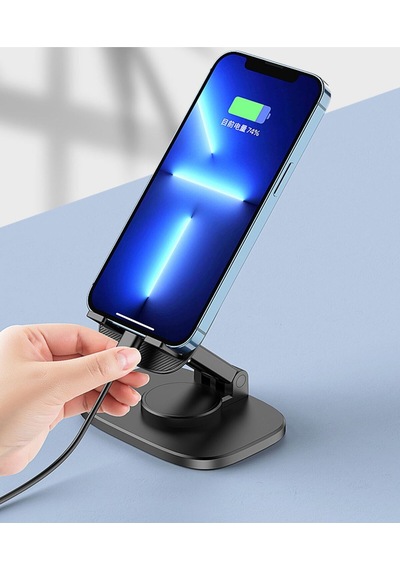 360 Derece Dönen Tablet Ve Telefon Standı Masaüstü Açılır Katlanır Mini Telefon Tablet Tutucu