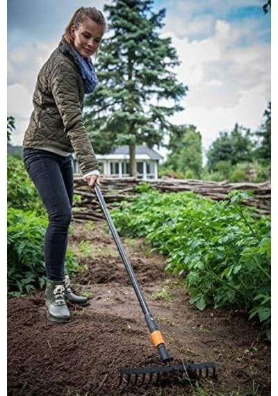 Fiskars 1000653 Quikfit Toprak Tırmığı 14 Diş