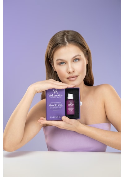 Volkan Ates Natural & Beauty Lavandula Angustifolia Saf Lavanta Yağı İçten Damlalıklı 30 Ml