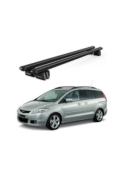 Pençe Mazda 5 2005-2010 Uyumlu Siyah Ara Atkı Port Bagaj Tavan Barı