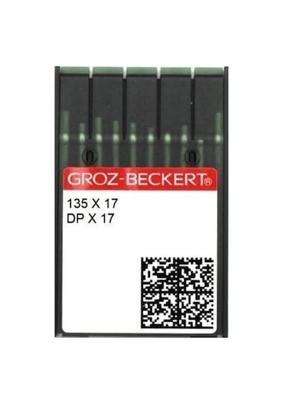 Punteriz Makinesi İğnesi Groz Beckert Dpx17 135x17 Deri Dikiş İğnesi 11 Numara 11/75 100 Adet