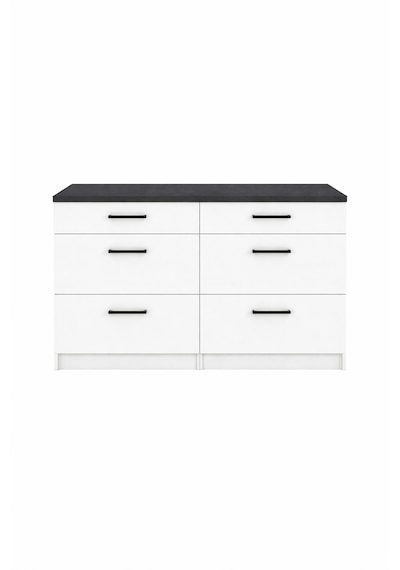 İzel Mutfak 6 Çekmeceli Alt Modül-çok Amaçlı Dolap-kiler Dolabı 120 Cm -tezgah Dahil Beyaz İzel Mutfak 6 Çekmeceli Alt Modül-çok Amaçlı Dolap-kiler Dolabı 120 Cm -tezgah Dahil Beyaz