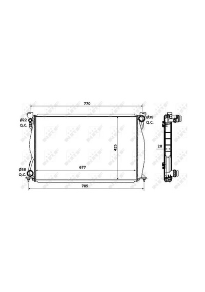 Nrf 58359 Motor Radyatoru 4f0121251e 4f0121251n