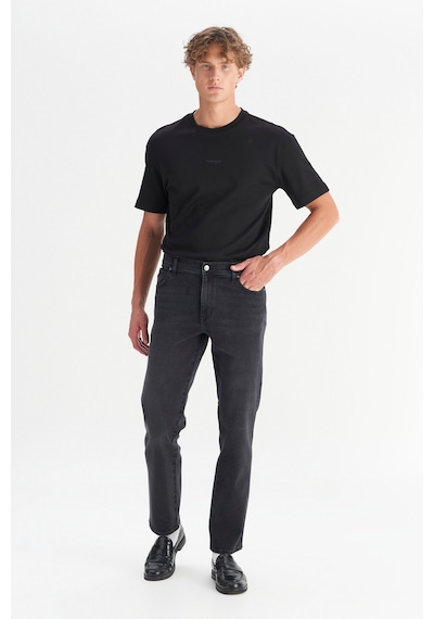 Wrangler Texas Pamuklu Straight Fit Erkek Jean Pantolon Mw12100012tı Antrasit