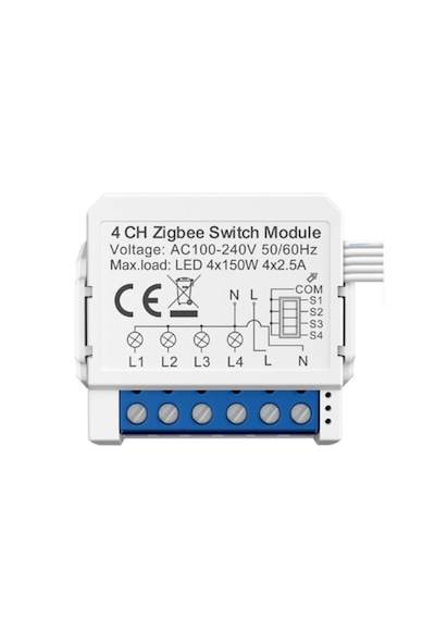 Tuya 4ch Zigbee Anahtar 4 Kanal Zigbee Röle