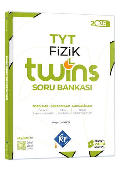 Tyt Twins Fizik Soru Bankası Kr Akademi Yayınları