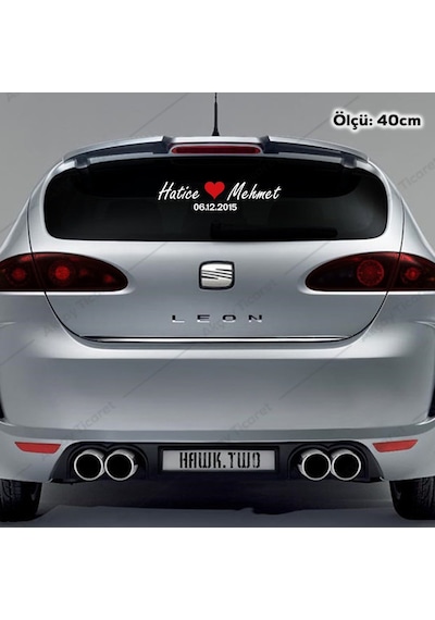Isme Özel Sticker Sevgili Isim Sticker Oto Sticker Araba Sticker