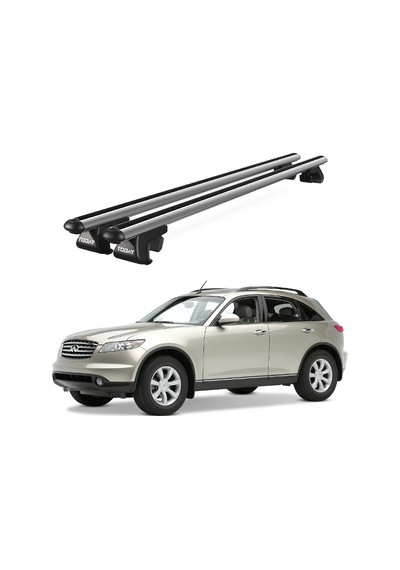Venüs Infiniti Fx35 2003-2009 Uyumlu Gri Ara Atkı Port Bagaj Tavan Barı